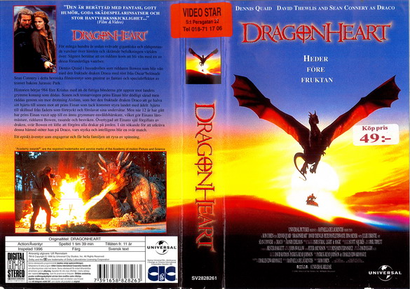 DRAGONHEART (VHS)