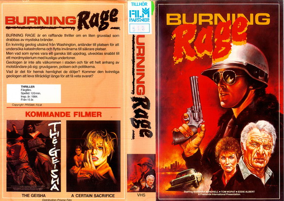 BURNING RAGE (VHS)
