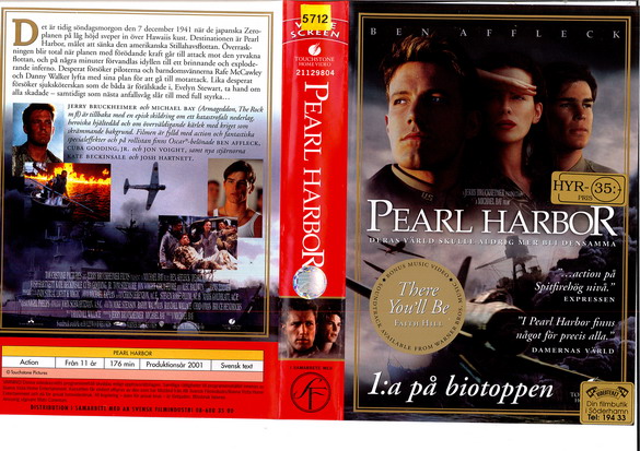 21129804 PEARL HARBOR (VHS)