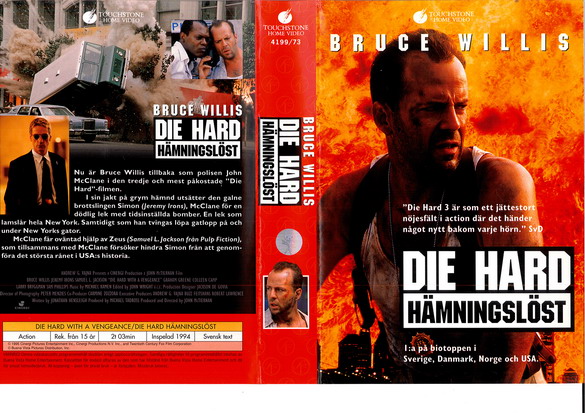 4199/73 DIE HARD 3 (VHS)