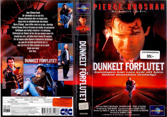 DUNKEL FÖRFLUTET (VHS)