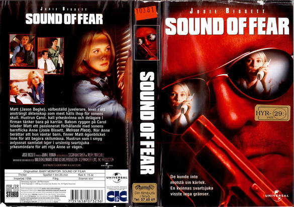 SOUND OF FEAR (vhs-omslag)