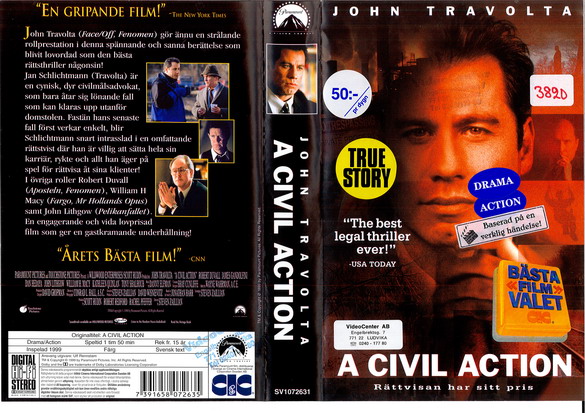 A CIVIL ACTION (VHS)