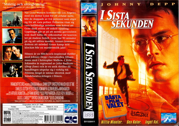 I SISTA SEKUNDEN (VHS)