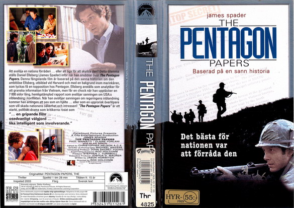 PENTAGON PAPERS (VHS)