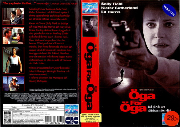 ÖGA FÖR ÖGA (VHS)