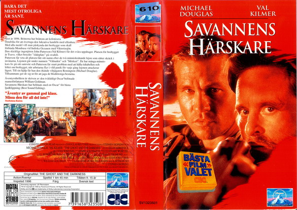 SAVANNENS HÄRSKARE (VHS)