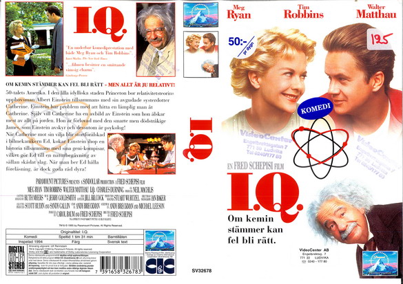 I.Q. (VHS)