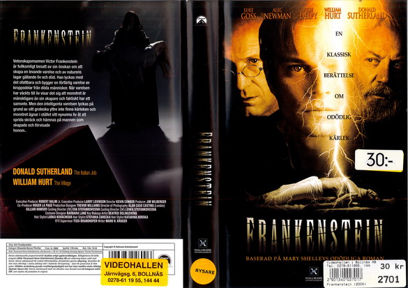 FRANKENSTEIN (2004) (VHS)