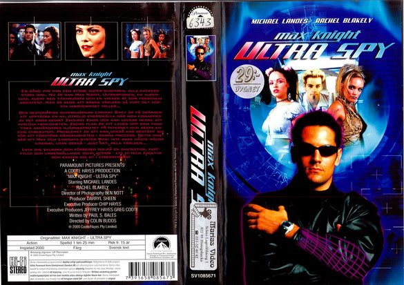 MAX KNIGHT - ULTRA SPY (VHS)
