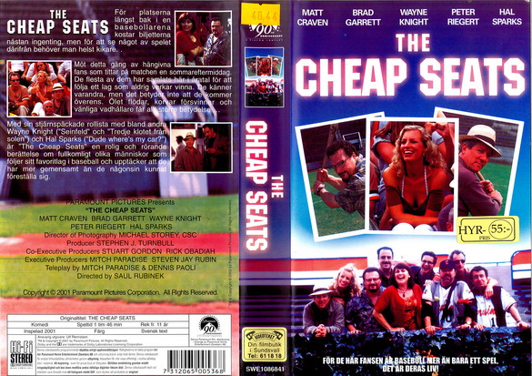CHEAP SEATS (VHS)