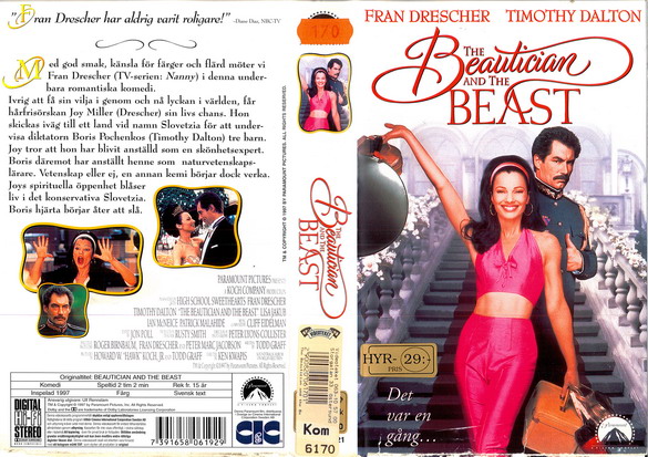BEAUTICIAN AND THE BEAST(Vhs-Omslag)