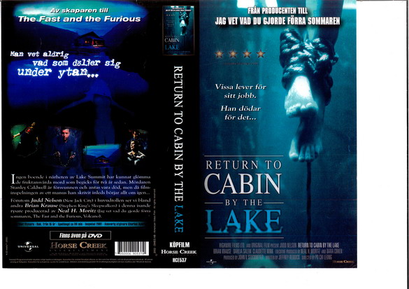 RETURN TO CABIN BY THE LAKE (Vhs-Omslag)