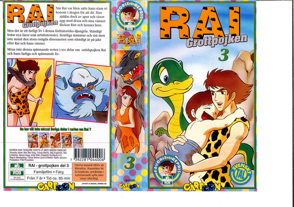 RAI GROTTPOJKEN DEL 3 (VHS)