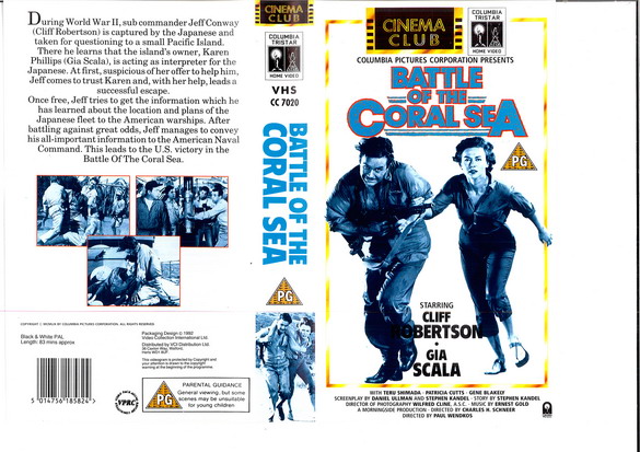BATTLE OF THE CORAL SEA - UK (VHS)
