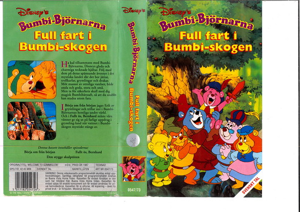 BUMBI-BJÖRNARNA - FULL FART I BUMBI-SKOGEN (VHS)