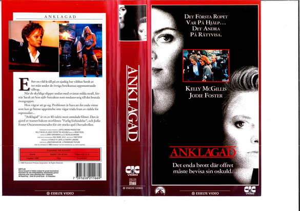 ANKLAGAD (VHS)