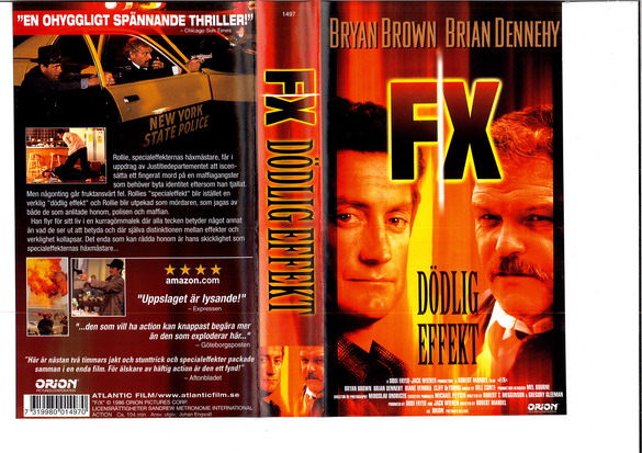 FX - DÖDLIG EFFEKT (VHS)