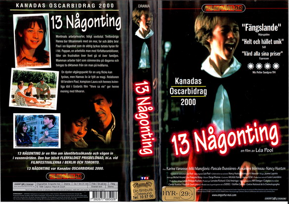 13 NÅGONTING (VHS)