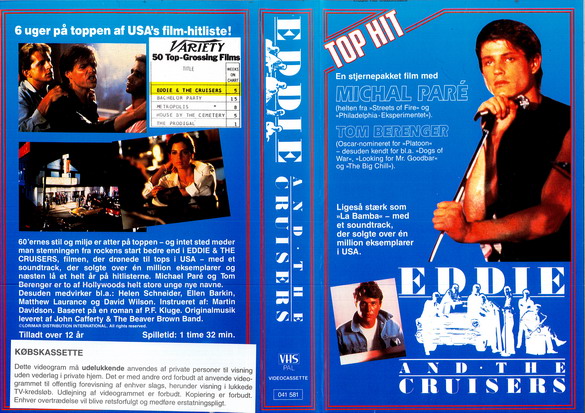 EDDIE AND THE CRUISERS (VHS DK-IMPORT)