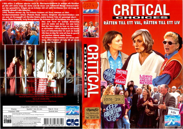 CRITICAL CHOICES (VHS)