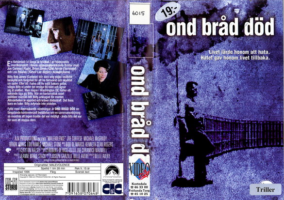 OND BRÅD DÖD (VHS)
