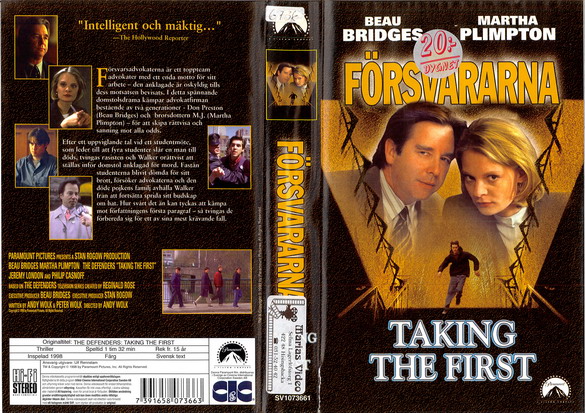 FÖRSVARARNA - TAKING THE FIRST (VHS)