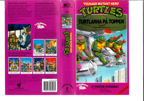 TURTLES 6 (VHS)