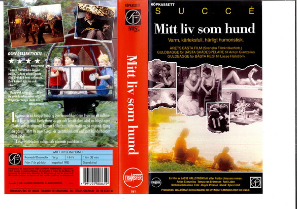 MITT LIV SOM HUND (VHS) ny