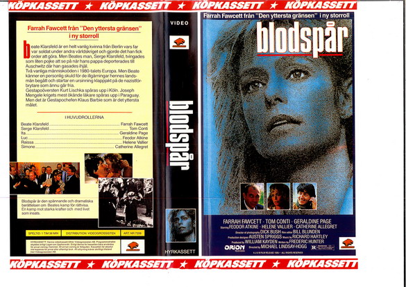 BLODSPÅR(VHS) ny