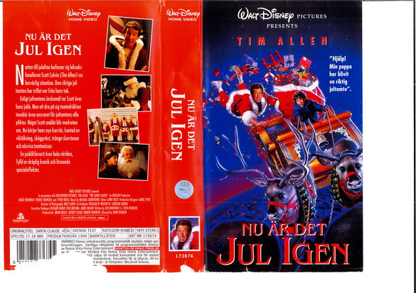 NU ÄR DET JUL IGEN (VHS)