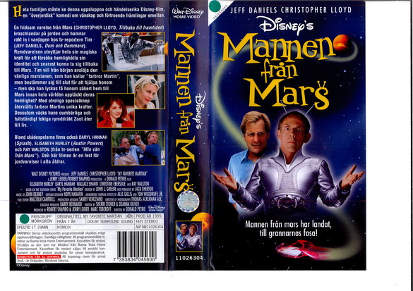 MANNEN FRÅN MARS (VHS) Ny