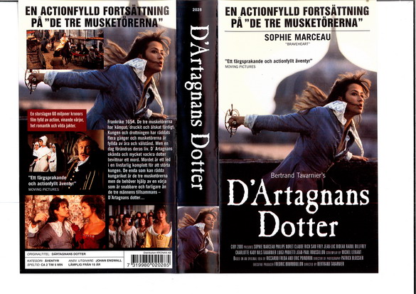 D'ARTAGNANS DOTTER (VHS)