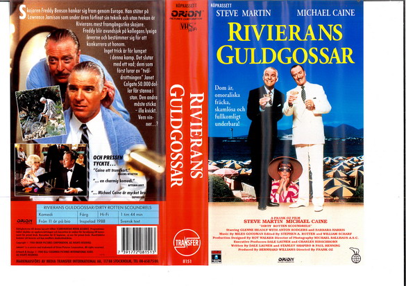 RIVIERANS GULDGOSSAR (VHS)