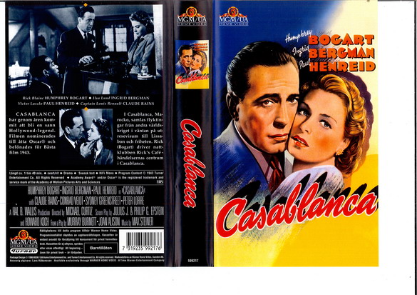 CASABLANCA (VHS) nyare