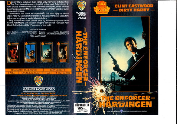 ENFORCER - HÅRDINGEN (VHS)