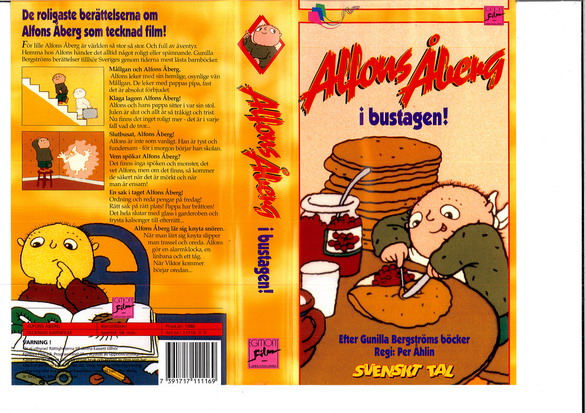 ALFONS ÅBERG I BUSTAGEN (VHS)