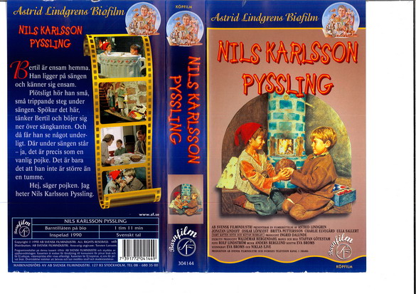 NILS KARLSSON PYSSLING (VHS)ny