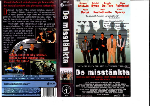 DE MISSTÄNKTA (VHS) NY