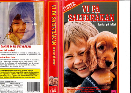 VI PÅ SALTKRÅKAN: TOMTAR PÅ LOFTET (VHS) röd