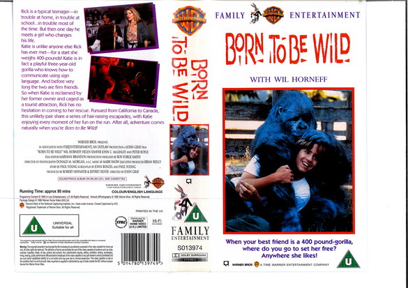 BORN TO BE WILD (VHS) (UK-IMPORT)