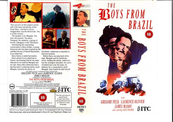 BOYS FROM BRAZIL (VHS) (UK-IMPORT)