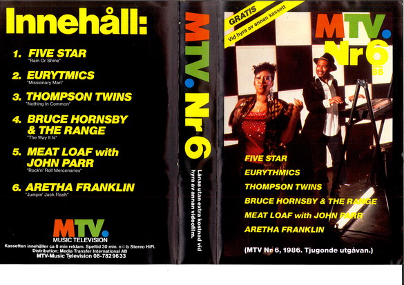 MTV 1986:6  (VHS)