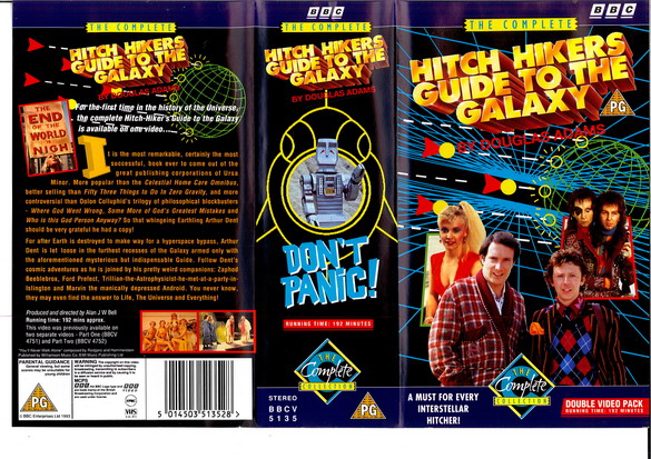 HITCH HIKERS GUIDE TO THE GALAXY (VHS) UK