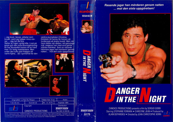 9175 DANGER IN THE NIGHT (VHS)
