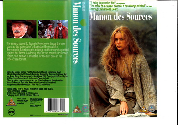 MANON DES SOURCES (VHS) (UK-IMPORT)