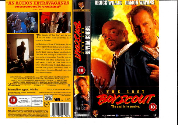 LAST BOYSCOUT - UK (VHS)