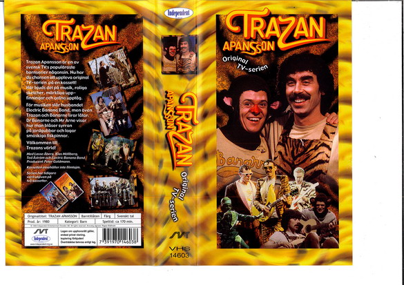 TRAZAN APANSSON - ORGINAL SERIEN (VHS)