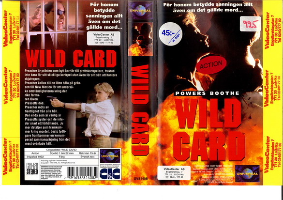 WILD CARD (VHS)