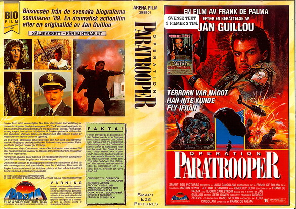 OPERATION PARATROOPER + OUT ON BAIL (VHS)